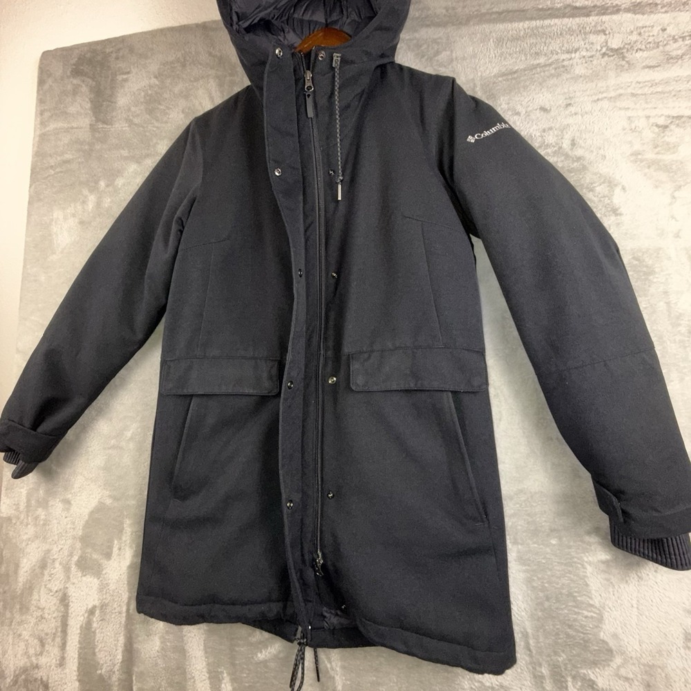 Columbia Sportswear Jacket Women Medium Black Coat Hiking Outdoors Skiing Casual - Picture 4 of 13